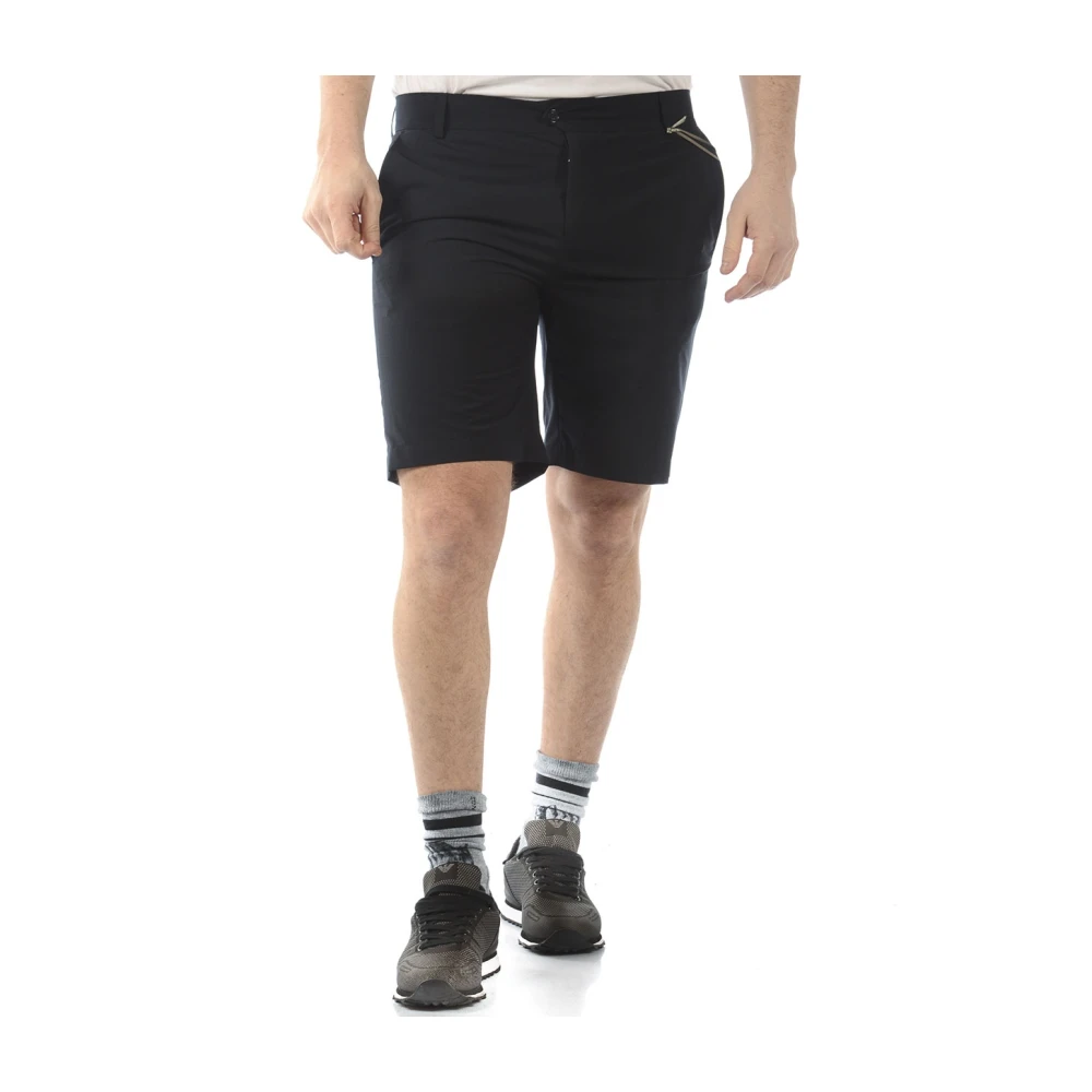 Daniele Alessandrini Men's Blue Casual Shorts, L, Casual Shorts