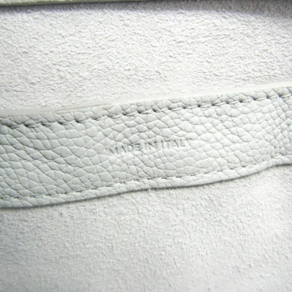 Celine Vintage Pre-owned Leather shoulder-bags Blue Dames