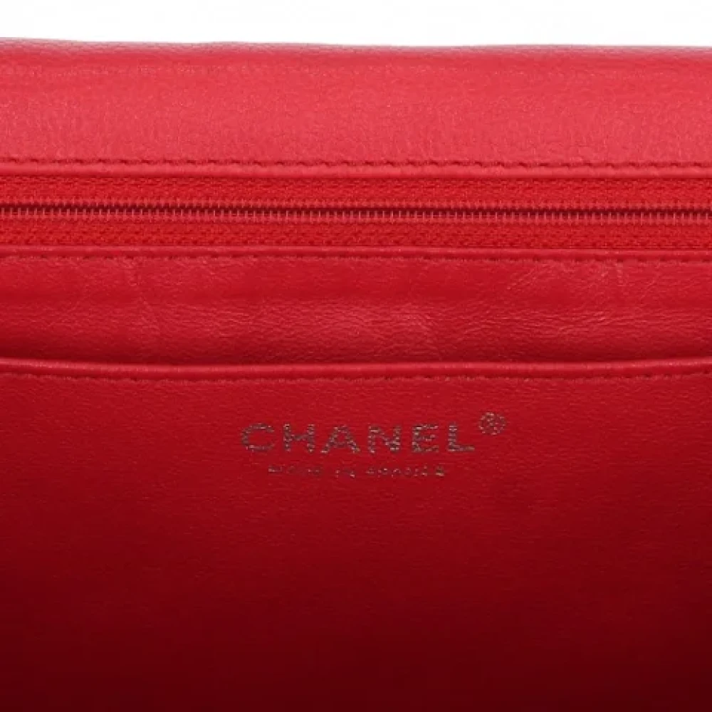 Chanel Vintage Pre-owned Leather chanel-bags Red Dames