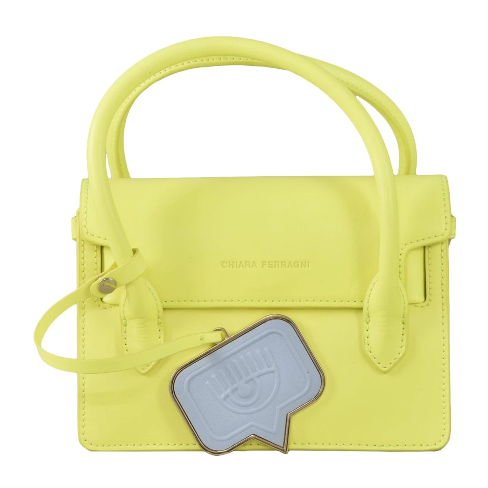 Chiara Ferragni Collection Stijlvolle PU-tas Yellow Dames