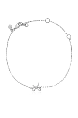 Girlie Pearlie Mini Bow Bracelet