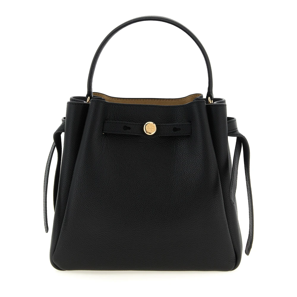 Tory Burch Women's Black Handbags, One Size, Romy Bucket Bag
