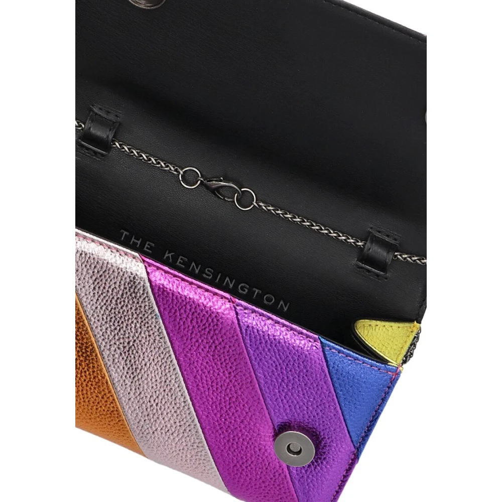 Kurt Geiger Kleurrijke Leren Schoudertas Multicolor Dames