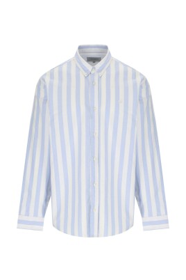 chemise-a-rayures-bleu-clair