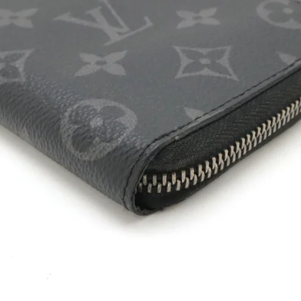Louis Vuitton Vintage Pre-owned Canvas wallets Black Heren