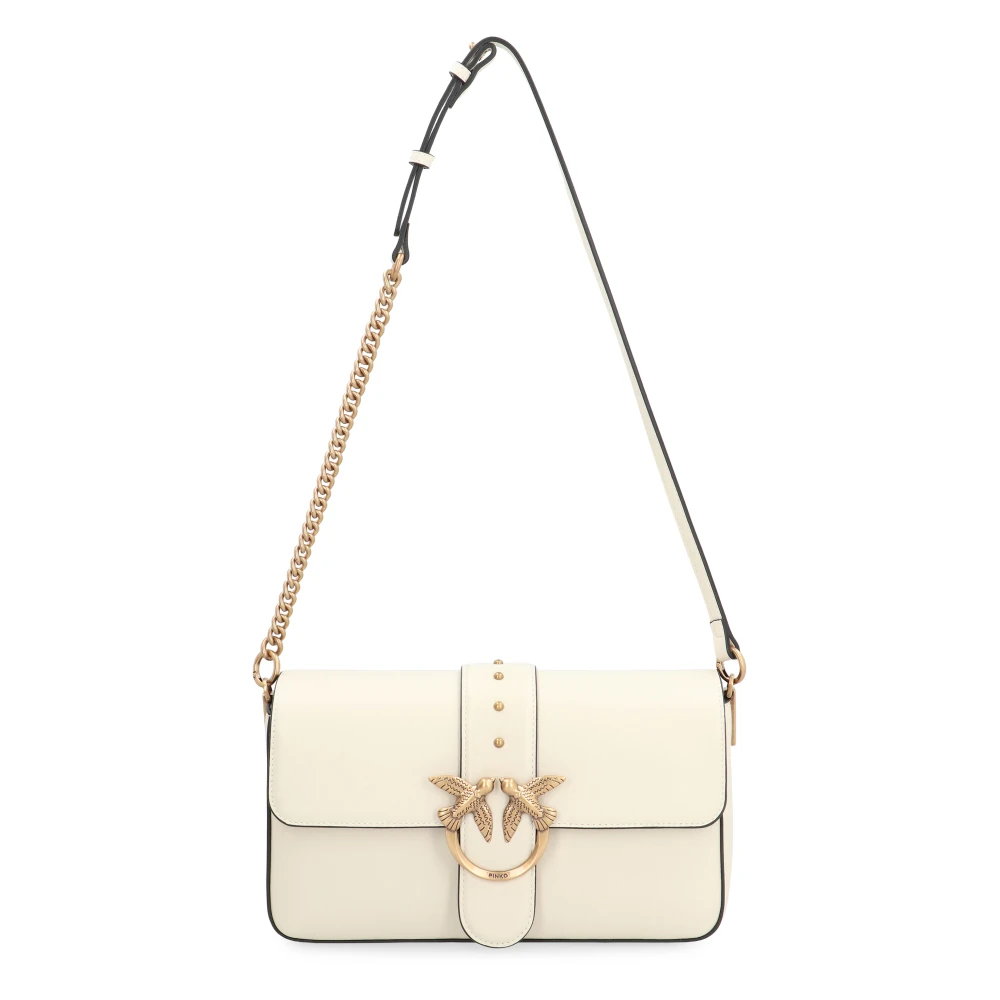 Pinko Women's White Shoulder Bags, One Size, Love Bag Slouchy Crossbody Bag
