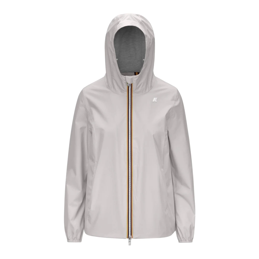 K-Way Vrouw Beige Fitness Dames, L, Katoen, Marguerite Stretch Poly Jersey Jacket