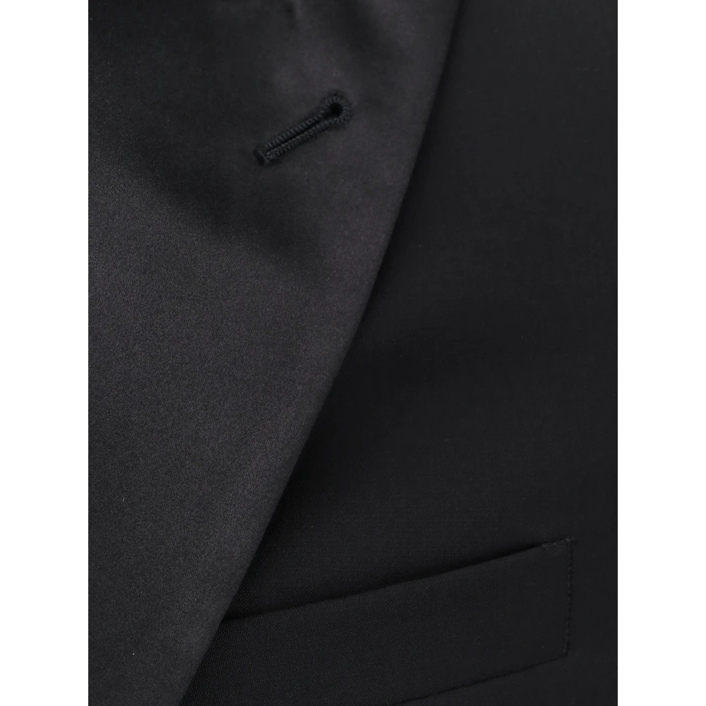 Giorgio Armani Suits Black Heren