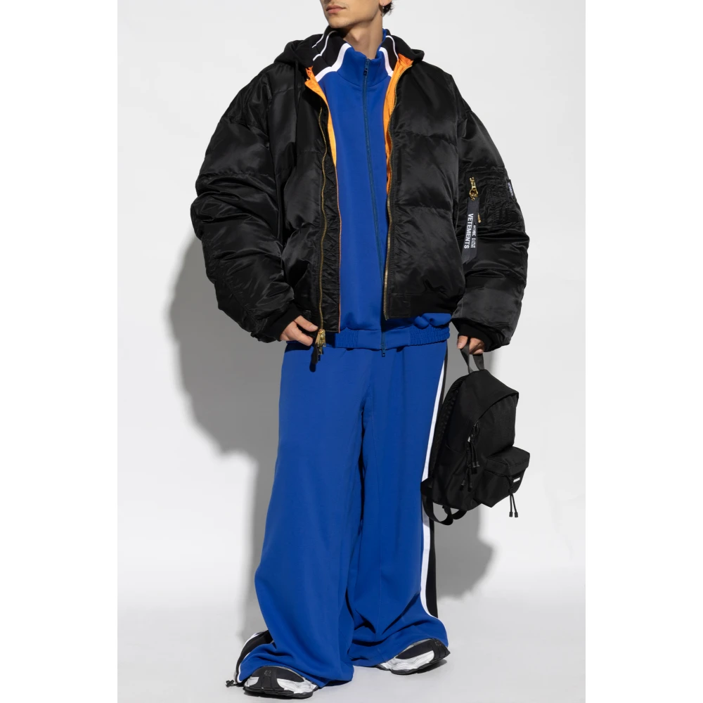 Vetements Jas met logo Blue Heren