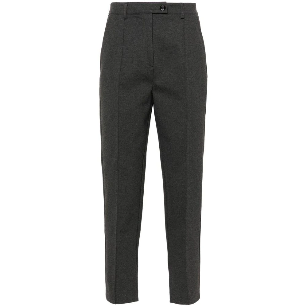 Pinko Smal Gesneden Broek met Zakken Gray Dames