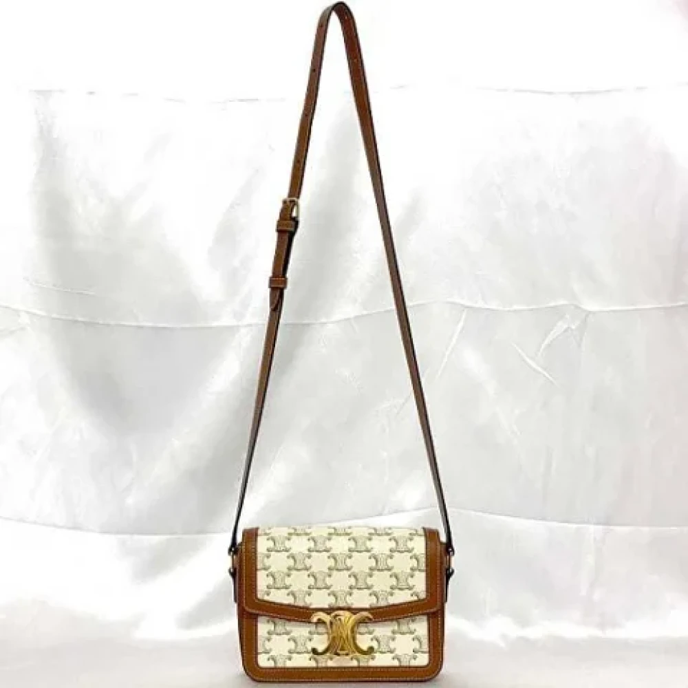Celine Vintage Pre-owned Plastic celine-bags Brown Dames