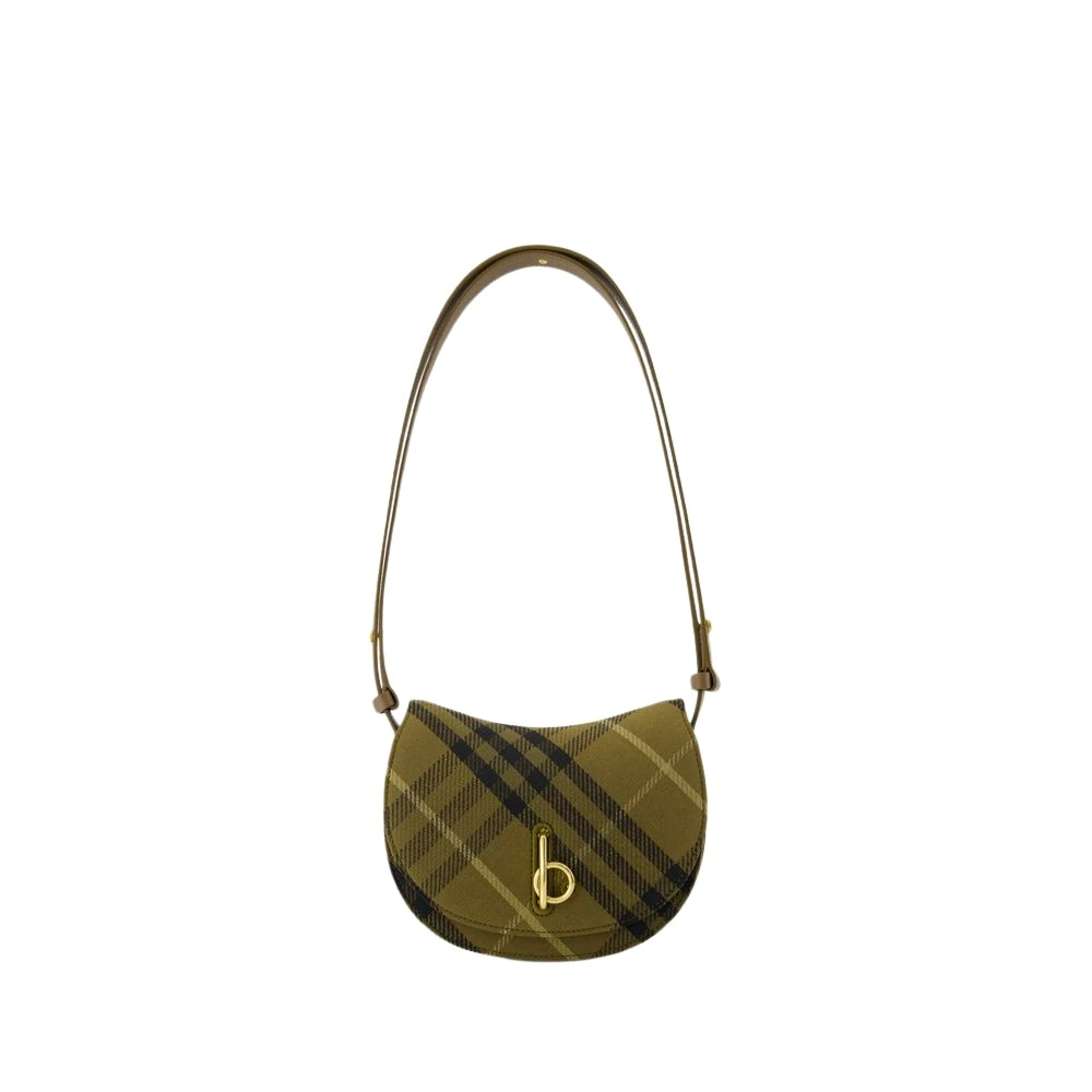 Burberry Bruine Mini Rocking Horse Crossbody Tas Brown Dames