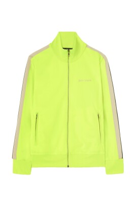 fluorescerande-gul-sweatshirt-med-logotryck