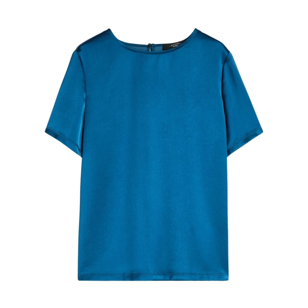 Max Mara Weekend T-Shirts Blue Dames