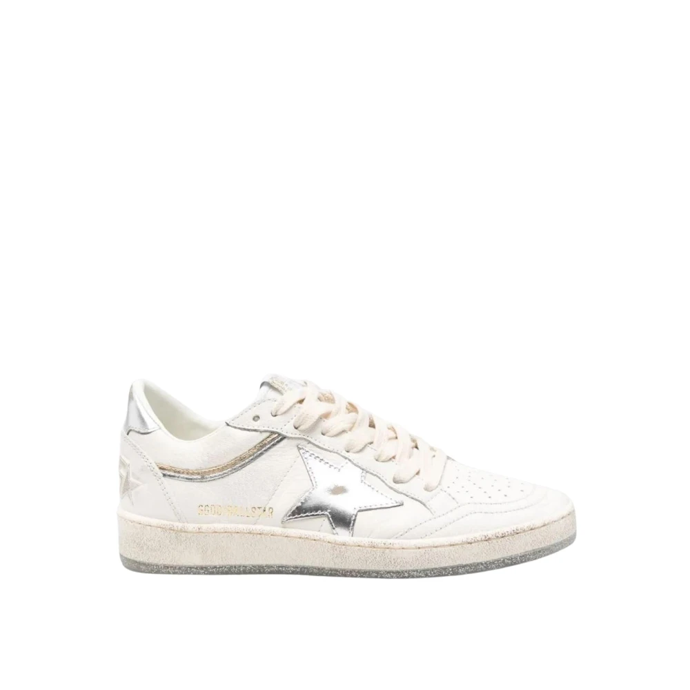Golden Goose Women's Gray Sneakers, 7 Uk, Leather Upper Trainers