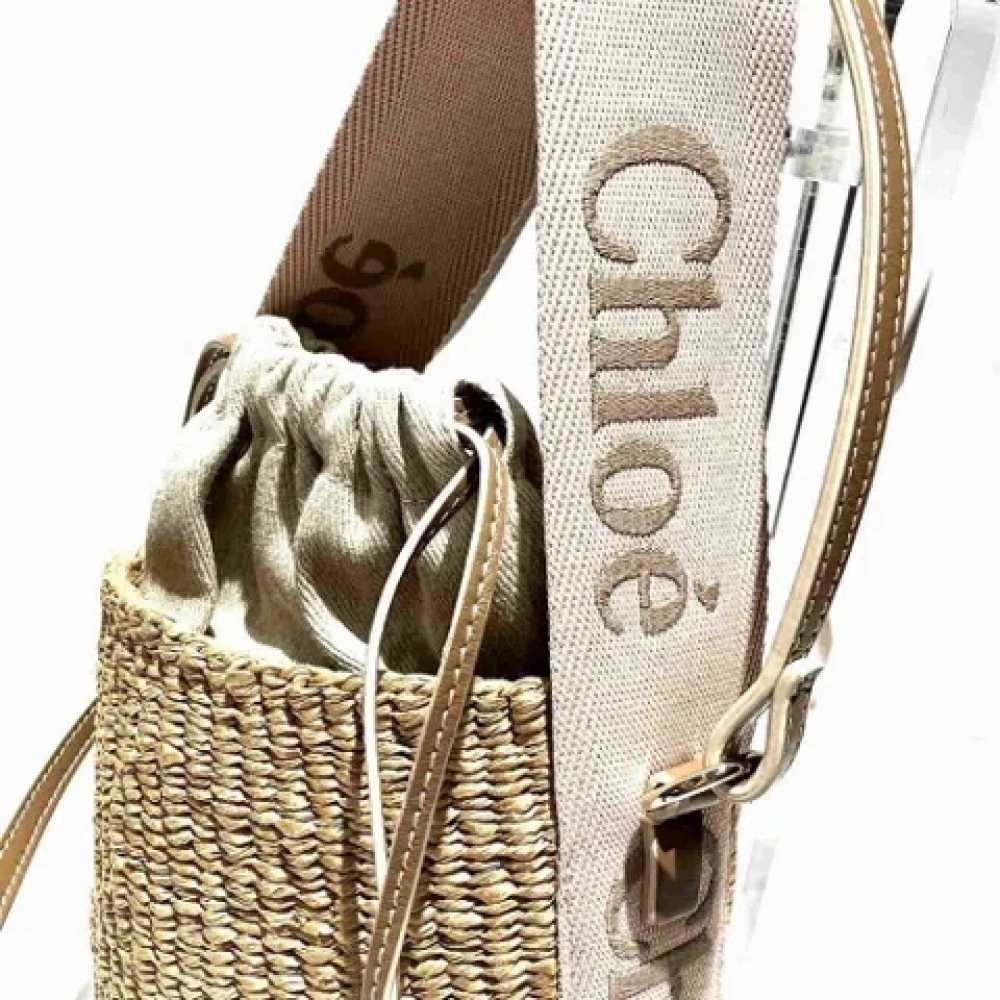 Chloé Pre-owned Leather handbags Beige Dames
