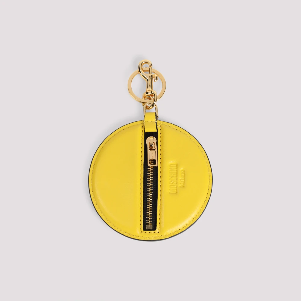 Moschino Levendige Gele & Oranje Clutch Tas Yellow Dames