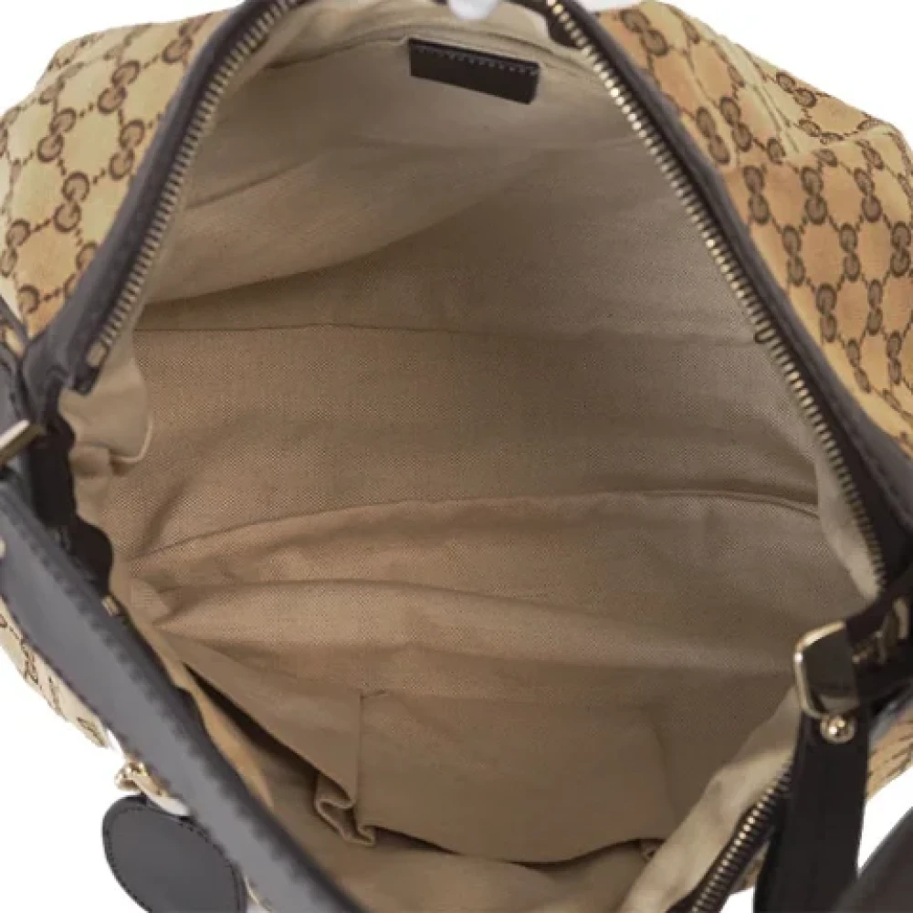 Gucci Vintage Pre-owned Canvas gucci-bags Brown Dames
