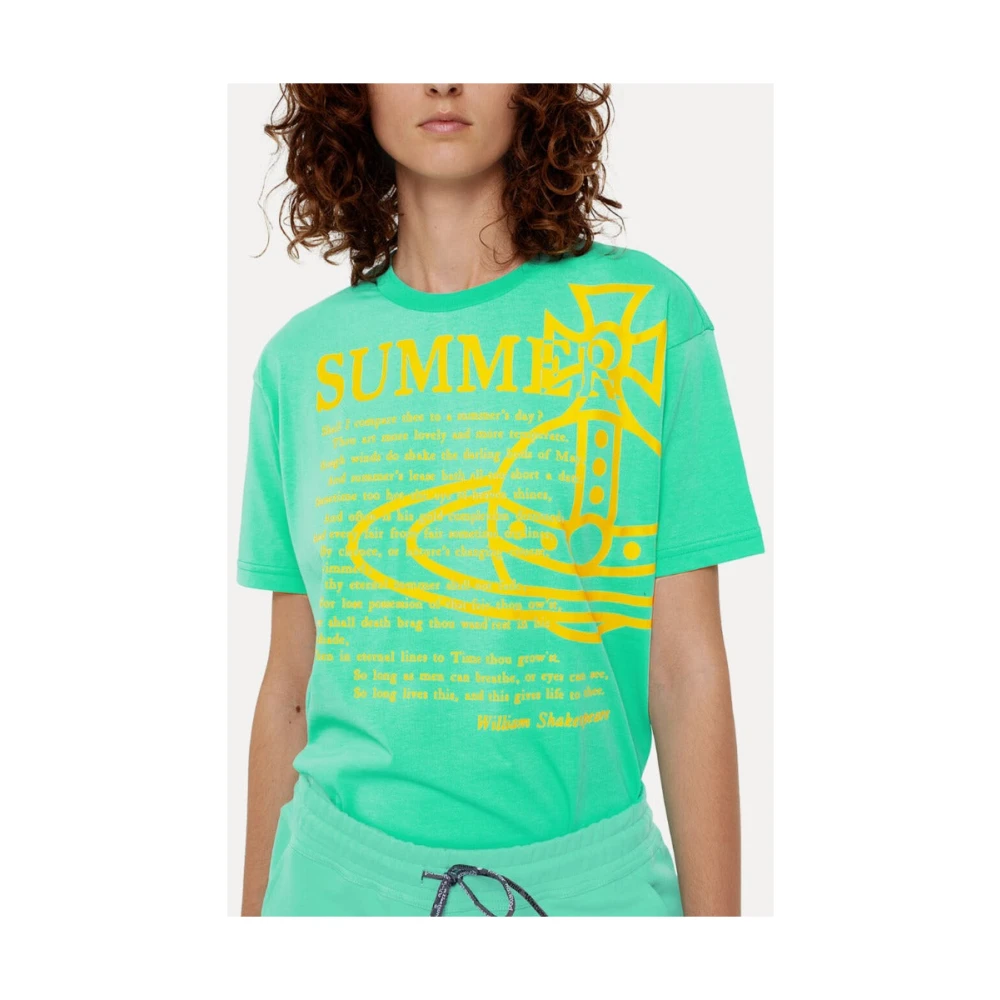 Vivienne Westwood Zomer Klassiek T-Shirt Green Dames