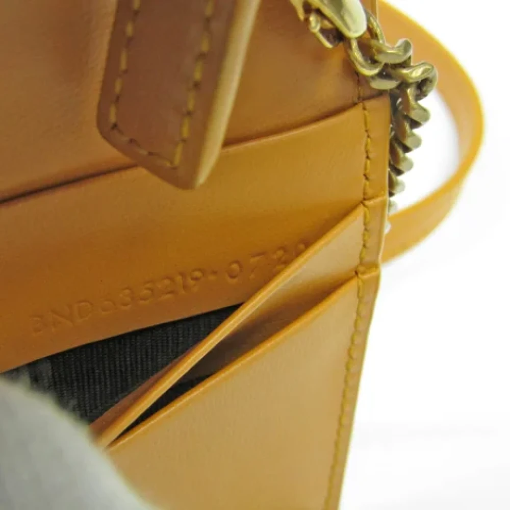 Saint Laurent Vintage Pre-owned Leather wallets Brown Dames