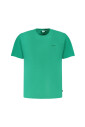 t-shirt-en-coton-vert-avec-logo-imprime
