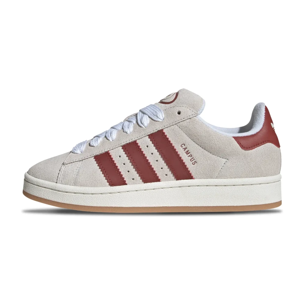 Adidas Women's Gray Campus 00S Core White Ruby Trainers - Skateboarding - 7 Uk - Sport