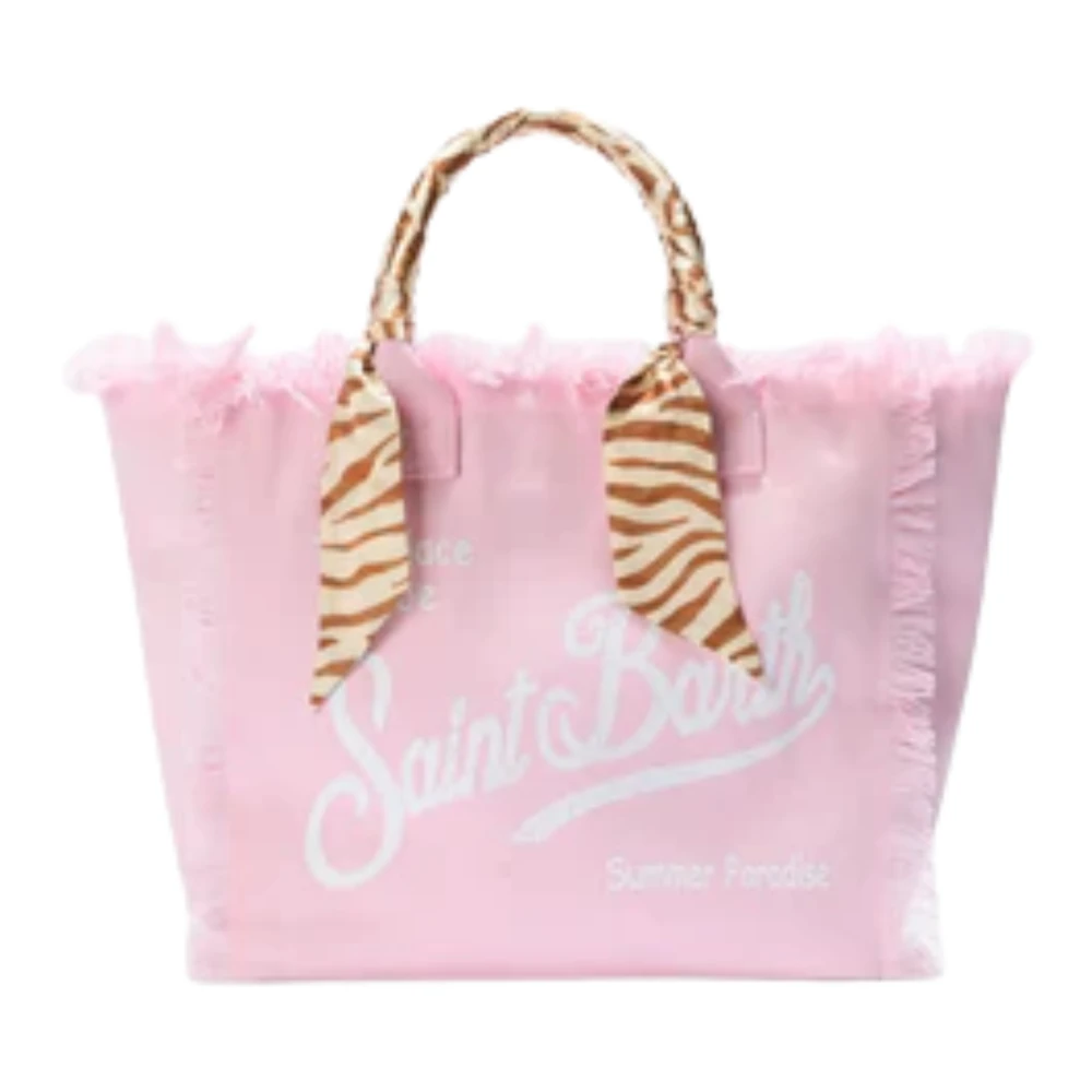 Saint Barth Women's Pink Vanity Tote Bag - Shopping Bags - One Size - Bags