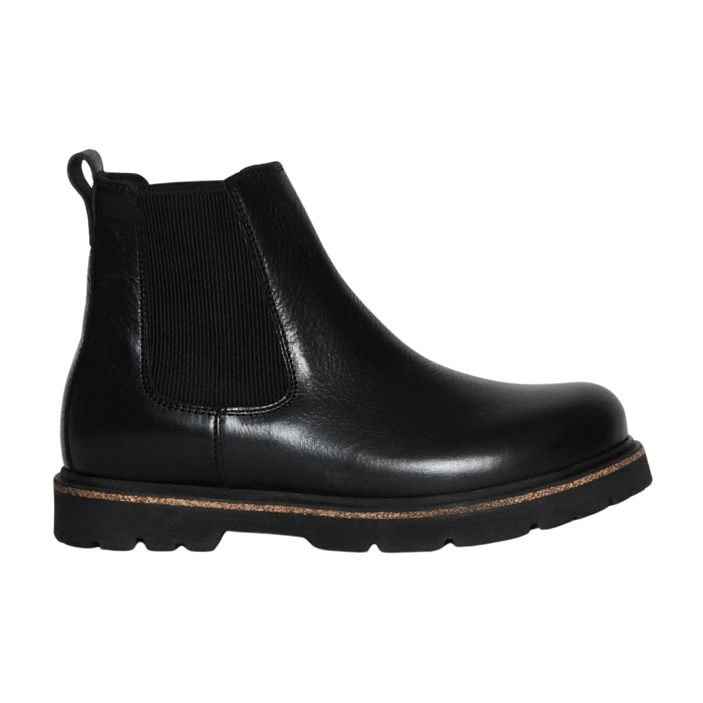 Birkenstock Chelsea-boots i svart läder Black, Herr