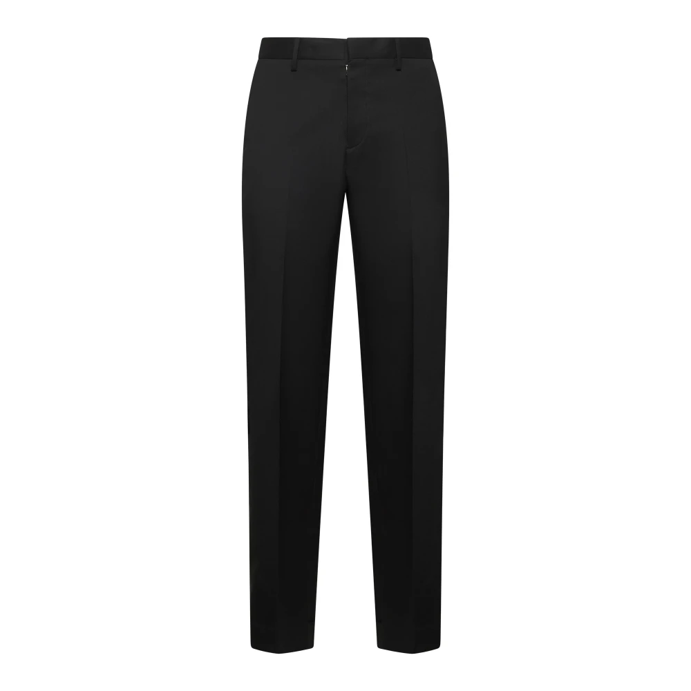 MM6 Maison Margiela Zwarte broek met rechte pijpen Black Heren