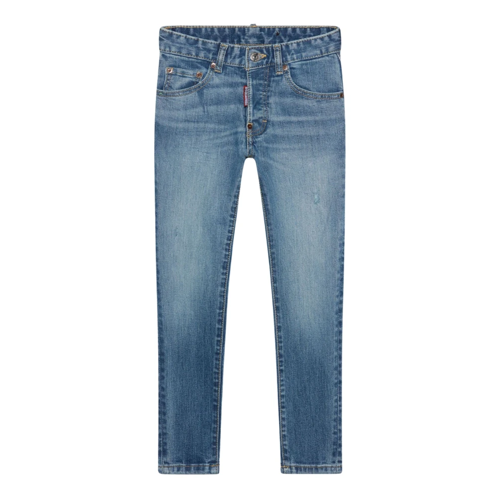 Dsquared2 Barn Blå Slim Fit Denim Jeans Blue, Pojke