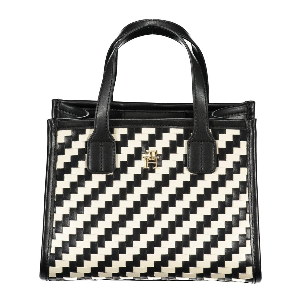 Tommy Hilfiger Zwarte dames tas met verstelbare band Black Dames