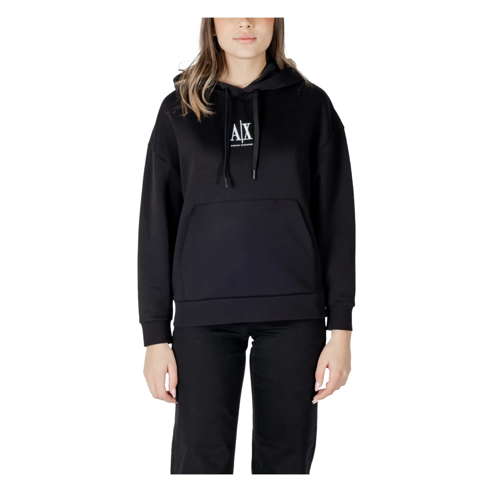 Armani Exchange Women's Black Capsulate Sweatshirt Spring/Summer Collection