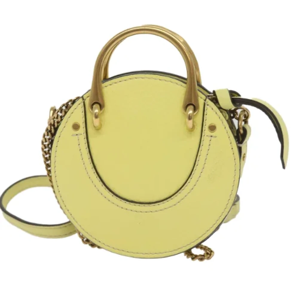Chloé Pre-owned Suede handbags Yellow Dames