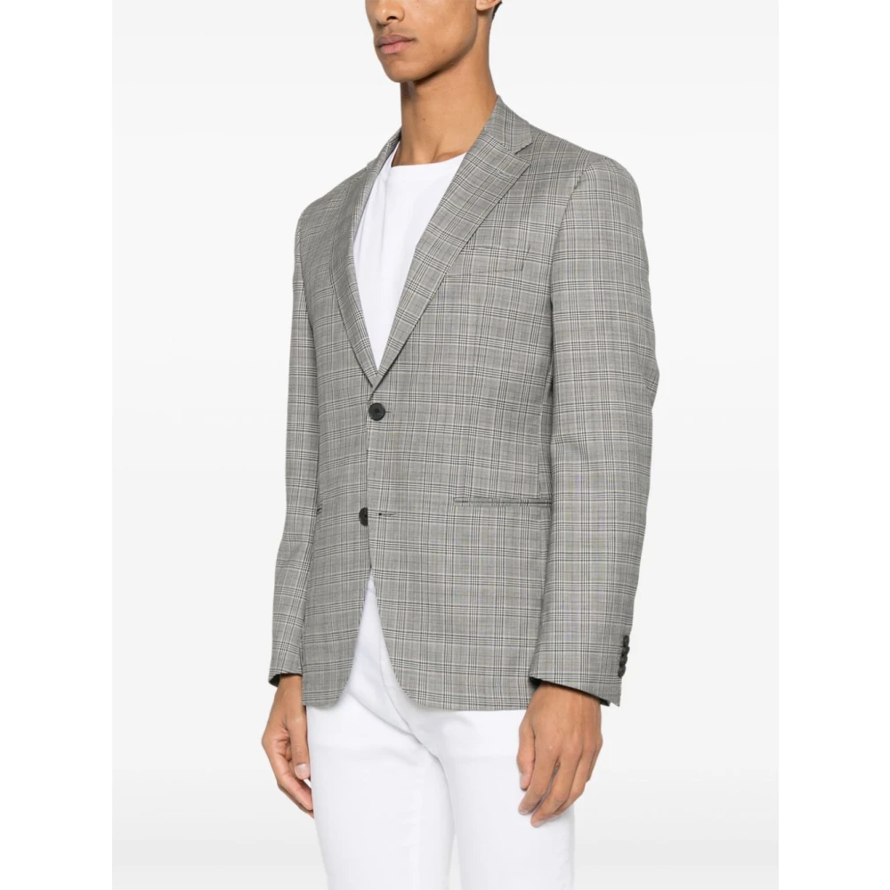 Hugo Boss Stijlvolle Blazer voor Mannen Gray Heren