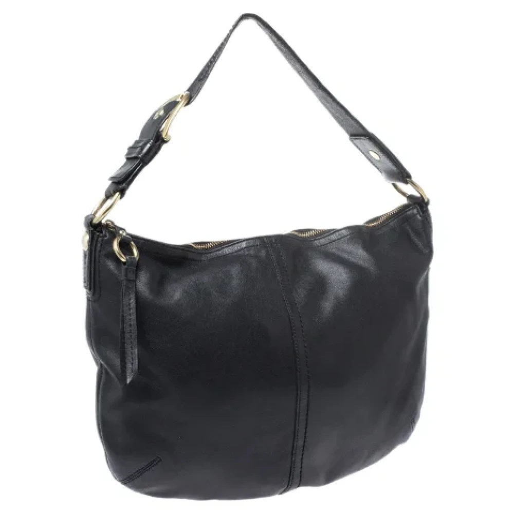 Coach Pre-owned Leather handbags Black Dames
