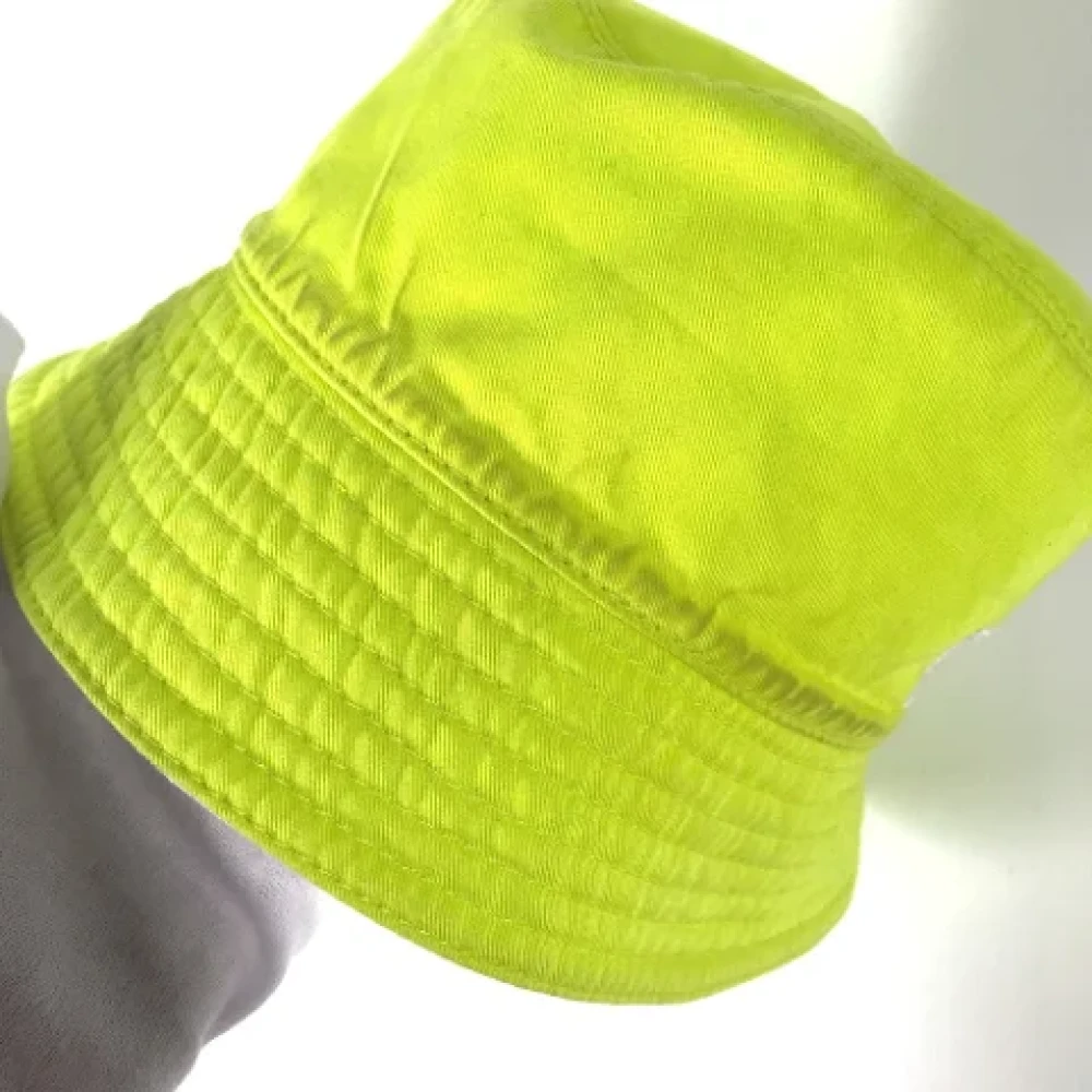 Louis Vuitton Vintage Pre-owned Cotton hats Yellow Dames