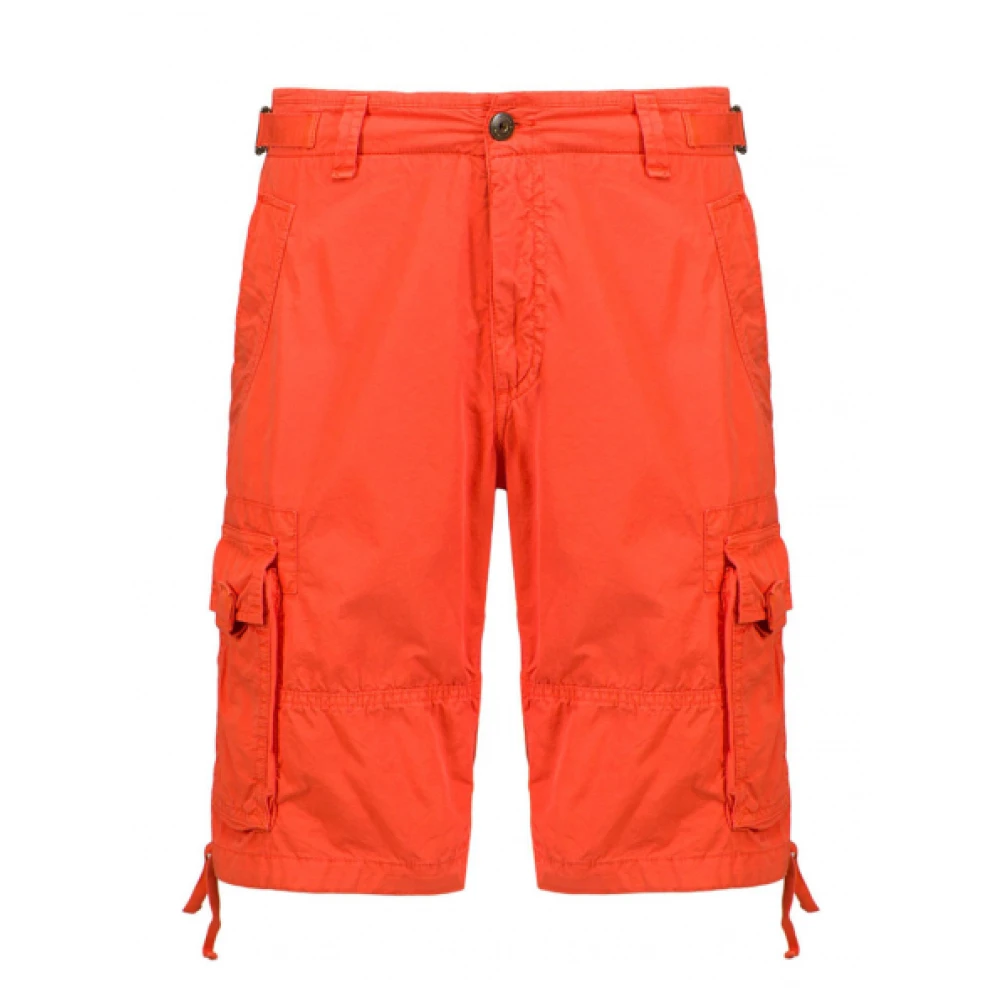 Aeronautica militare Casual Shorts Orange Heren