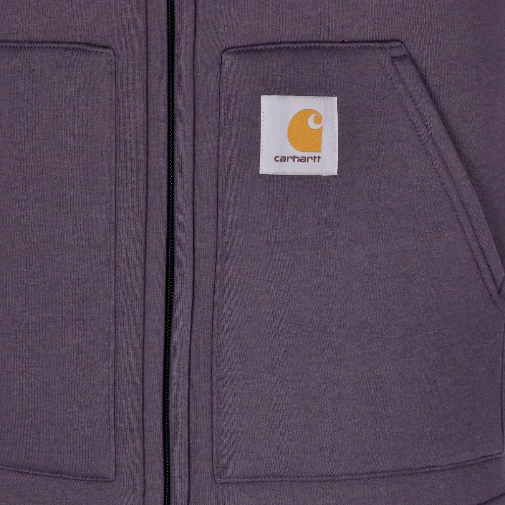 Carhartt WIP Mouwloos Vest Artisjok Grijs Rits Sluiting Purple Heren