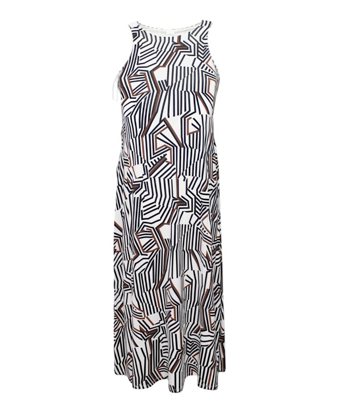 robe-sans-manches-en-viscose-imprimee
