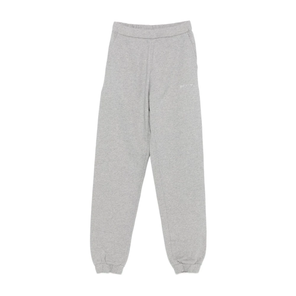 The Attico Women's Gray Light Grey Silk & Nylon Trousers - Sweatpants - Xs - Trousers