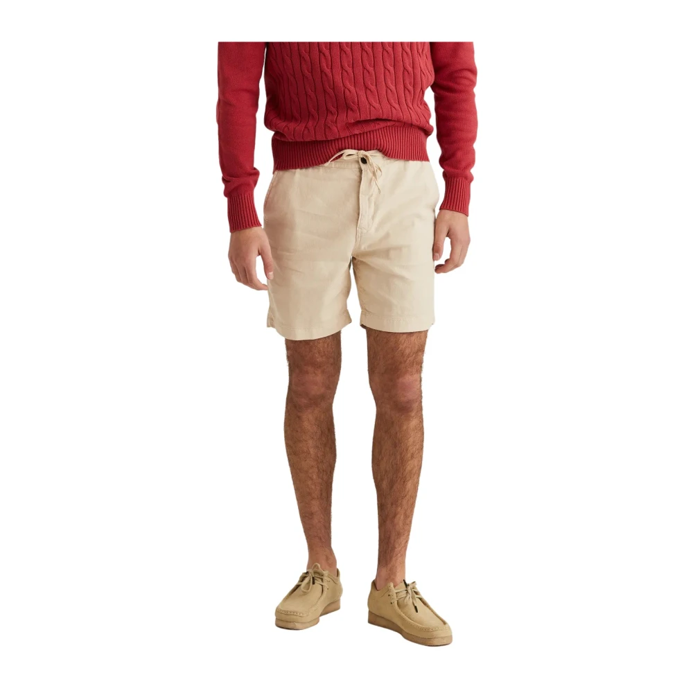 Off White Morris Stockholm Fenix Linen Shorts Shorts