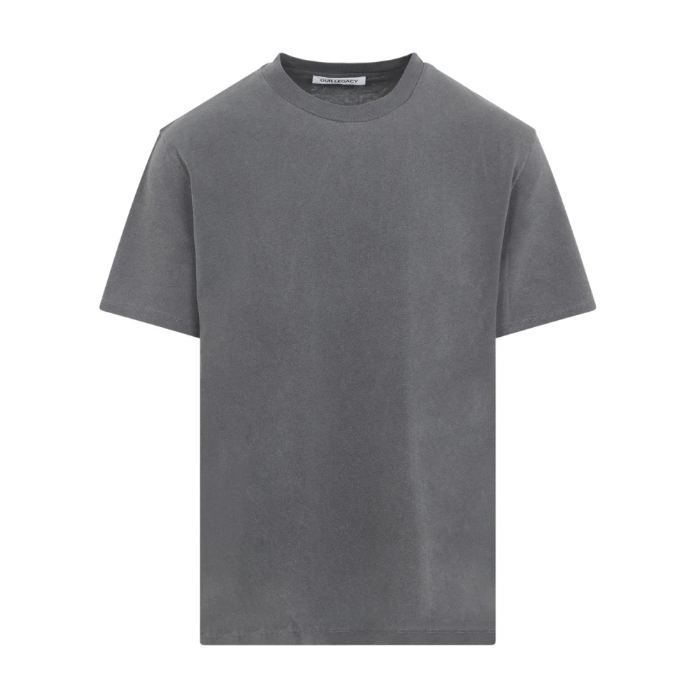 Our Legacy Men's Gray T-Shirts, S, Box T-Shirt