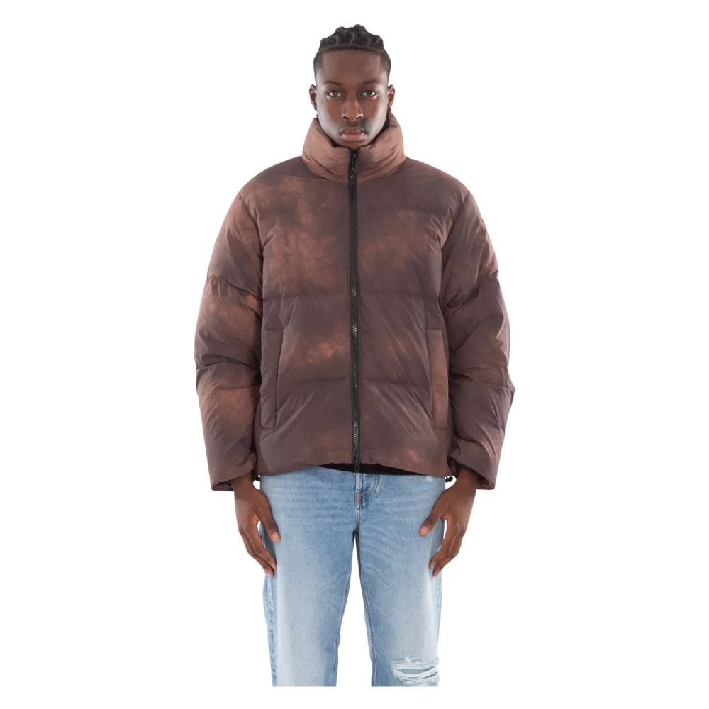 Diesel Faded Puffer Jacket 7Esa Brown, Herr