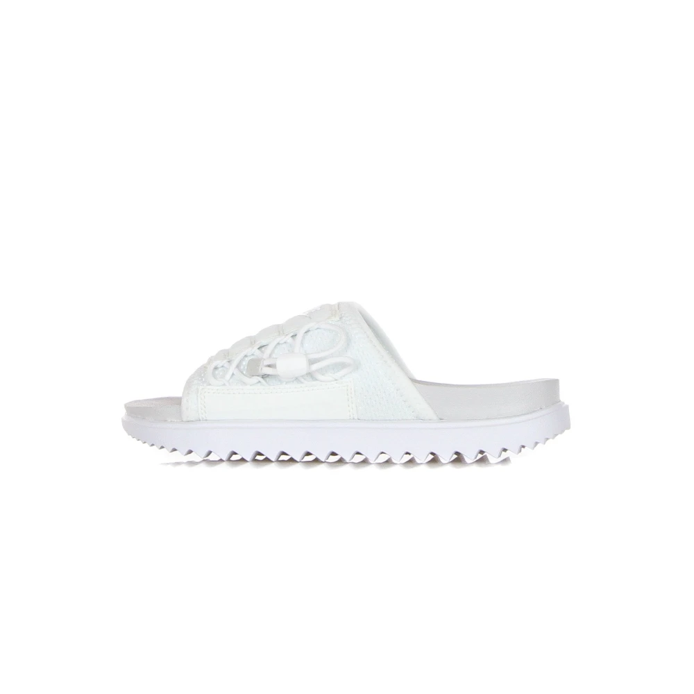 Nike Asuna Slide Pantoffels in Dust Wit White Dames