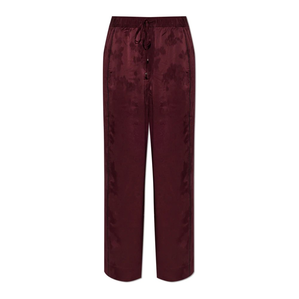 Ganni Donna Rosso Pantaloni, M, New,