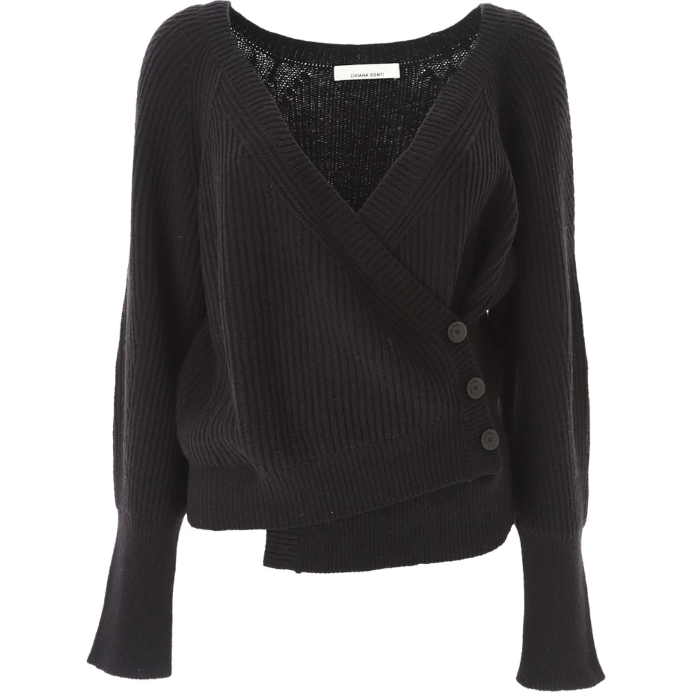 Liviana Conti Stijlvolle Sweaters Black Dames