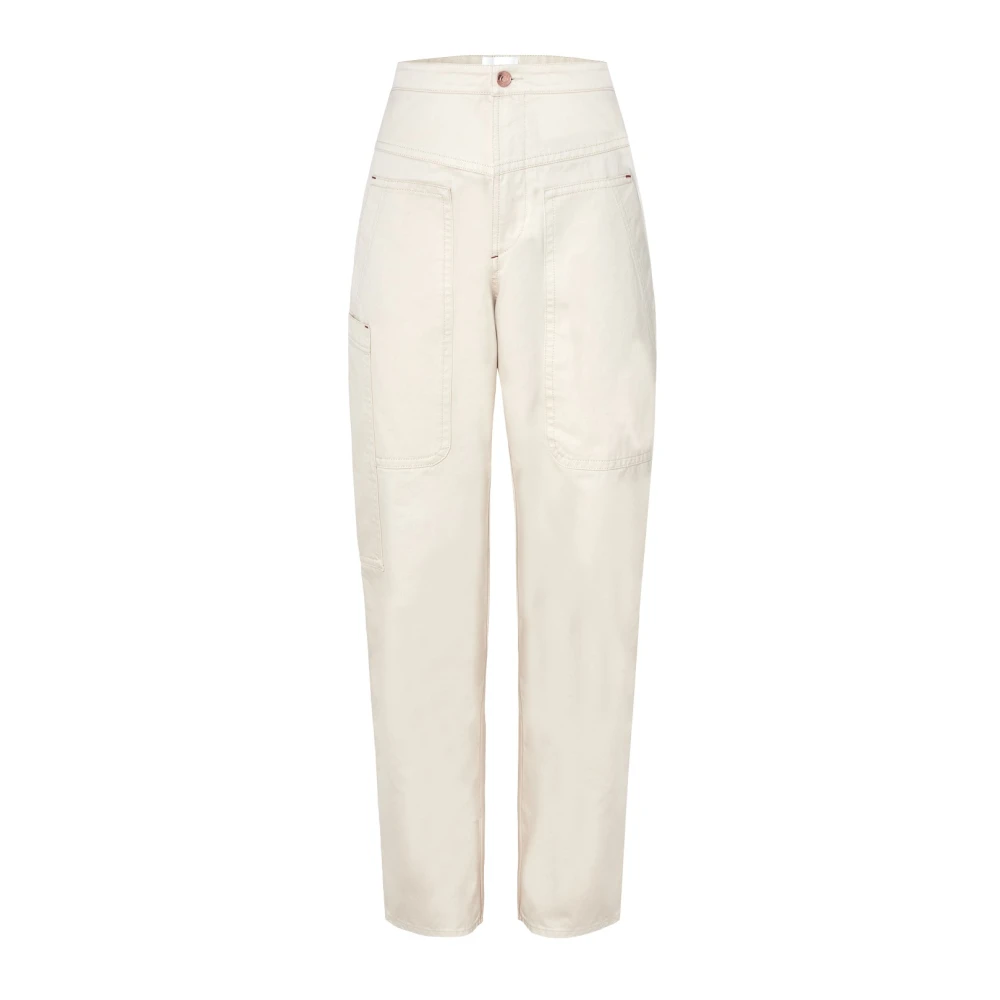 Isabel marant Tapered Trousers Beige Dames