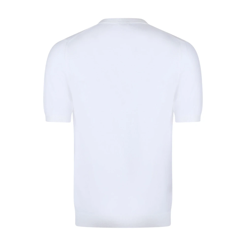 Malo Wit Crew Neck T-Shirt White Heren