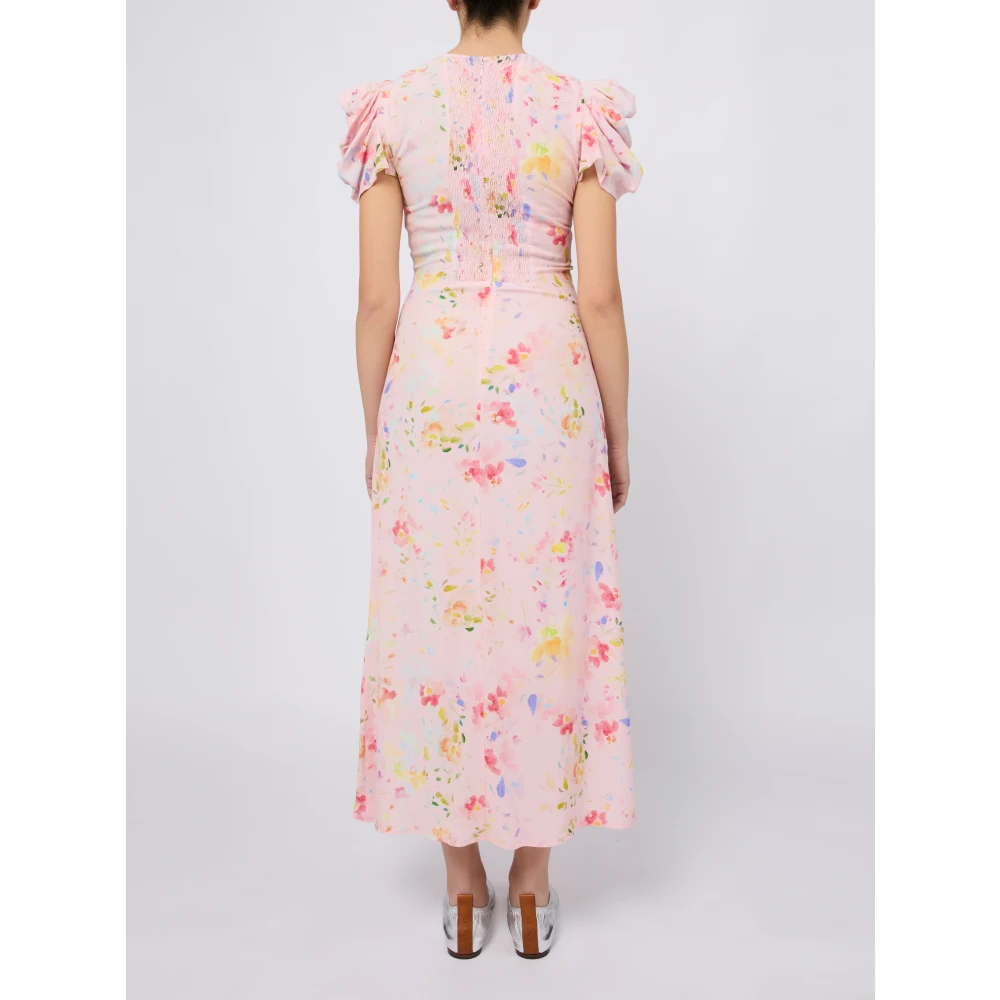 Mar De Margaritas Roze Madeliefjes Jurk Multicolor Dames