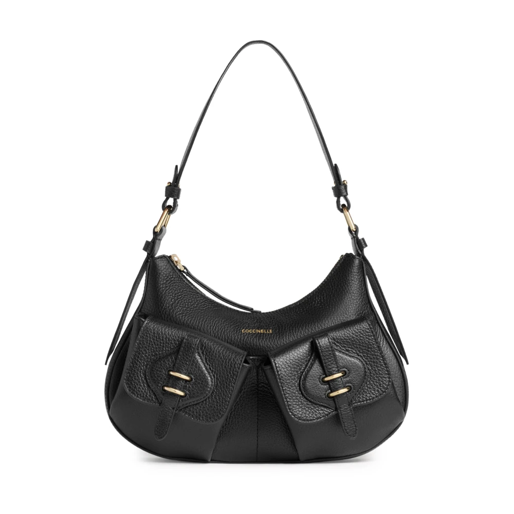 Coccinelle Mavery Pocket - Female - Shoulder Bags - Black - One Size - Bags - Image 4